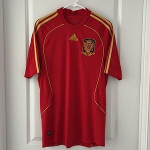 Adidas Spain National Soccer Jersey, Men’s size M